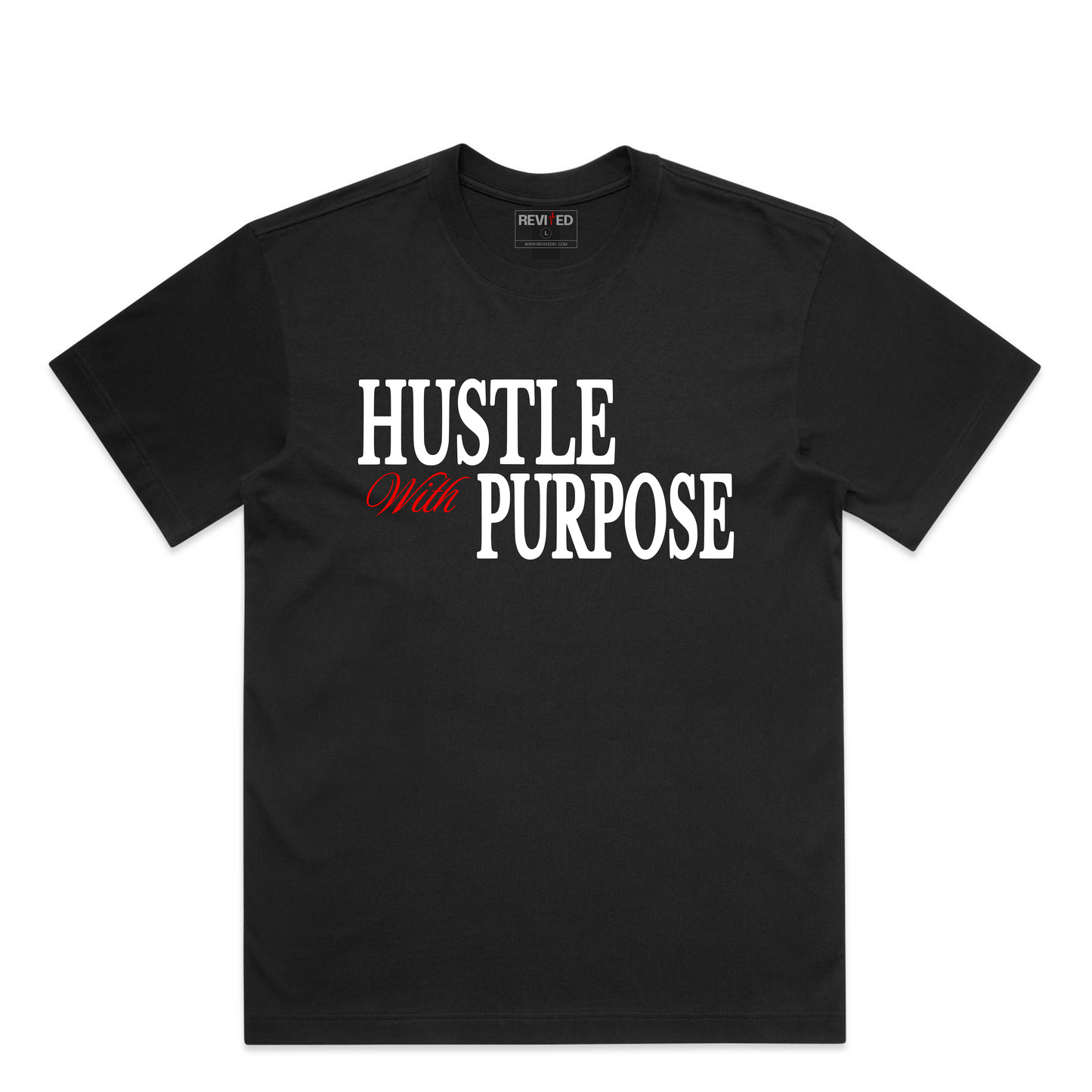 Hustle With Purpose Black T-Shirt