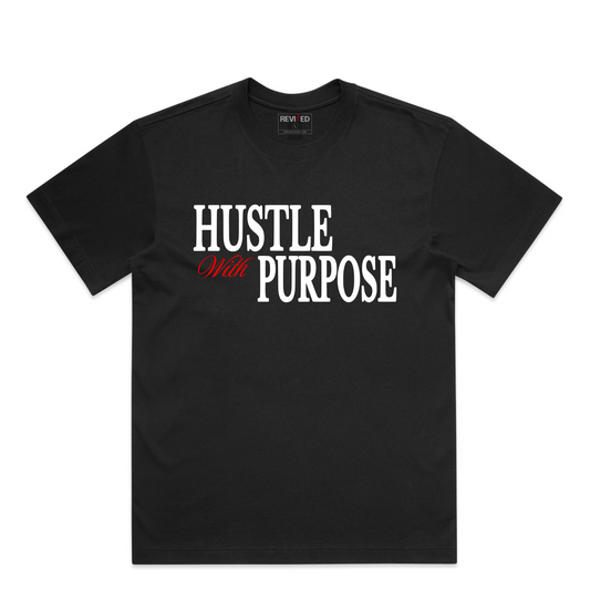 Hustle With Purpose Black T-Shirt