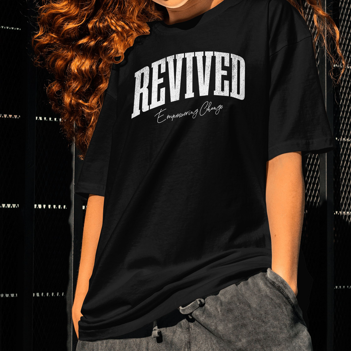 REVIVED "Empowering Change" Tee - Black
